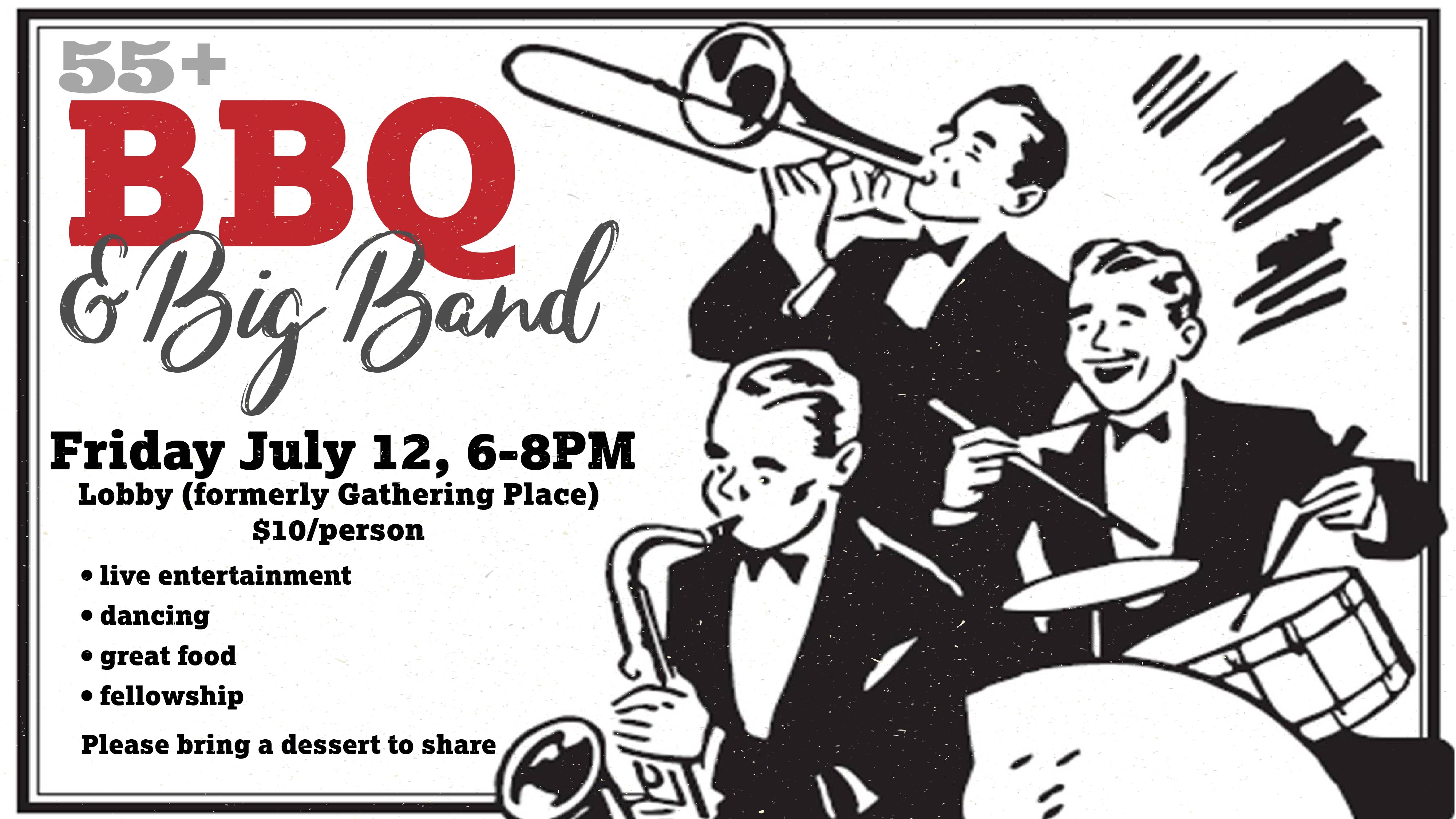 55+ Big Band & BBQ